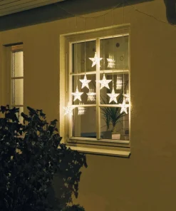 Konstsmide Stjernegardin med 7 LED 116 cm