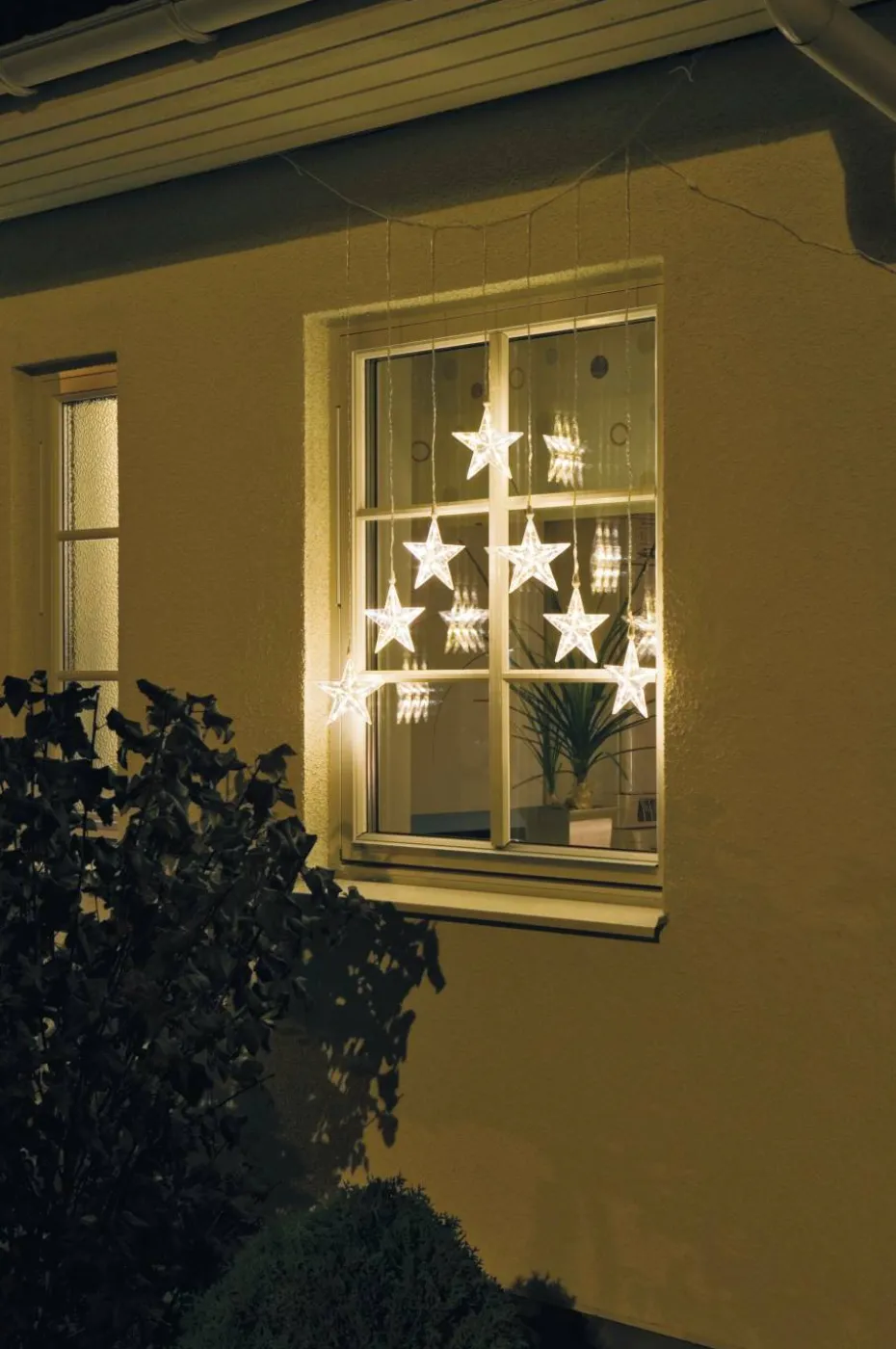 Konstsmide Stjernegardin med 7 LED 116 cm