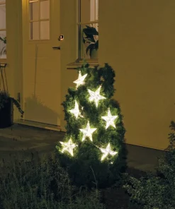 Konstsmide Stjernegardin med 7 LED 116 cm