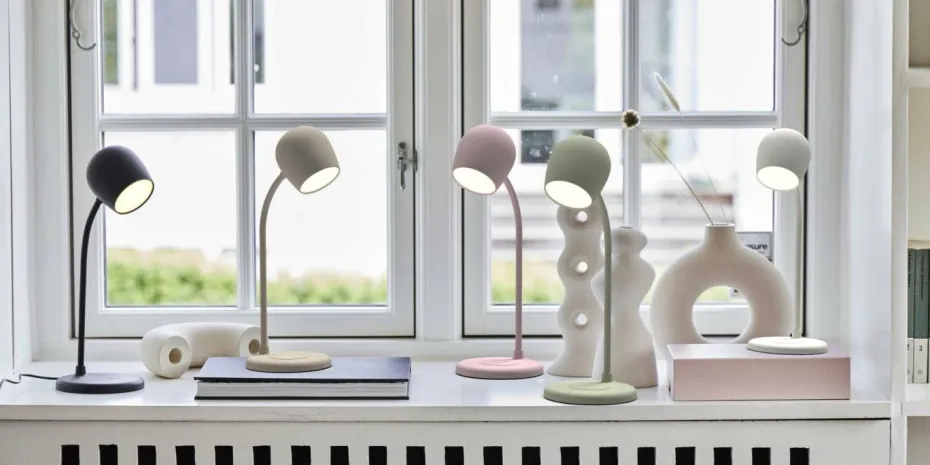 Kreafunk LED-lampe/høyttaler/Qi Ellie