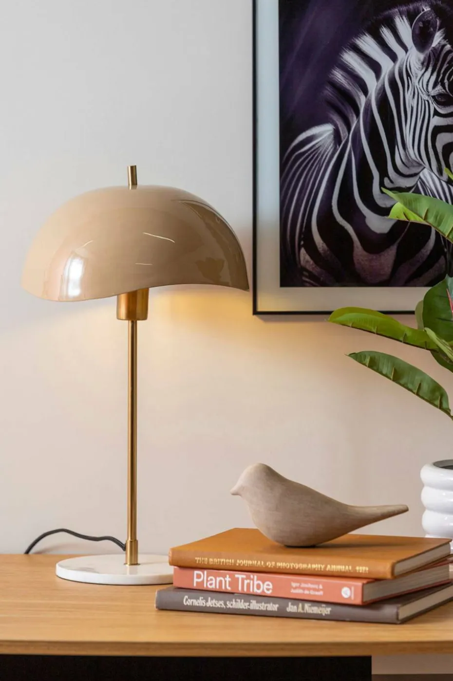 Leitmotiv Bordlampe Waved Dome
