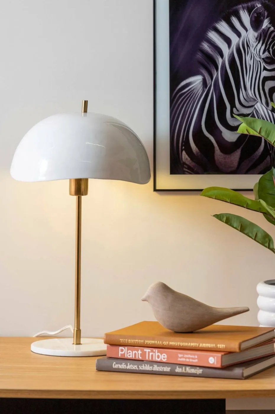 Leitmotiv Bordlampe Waved Dome