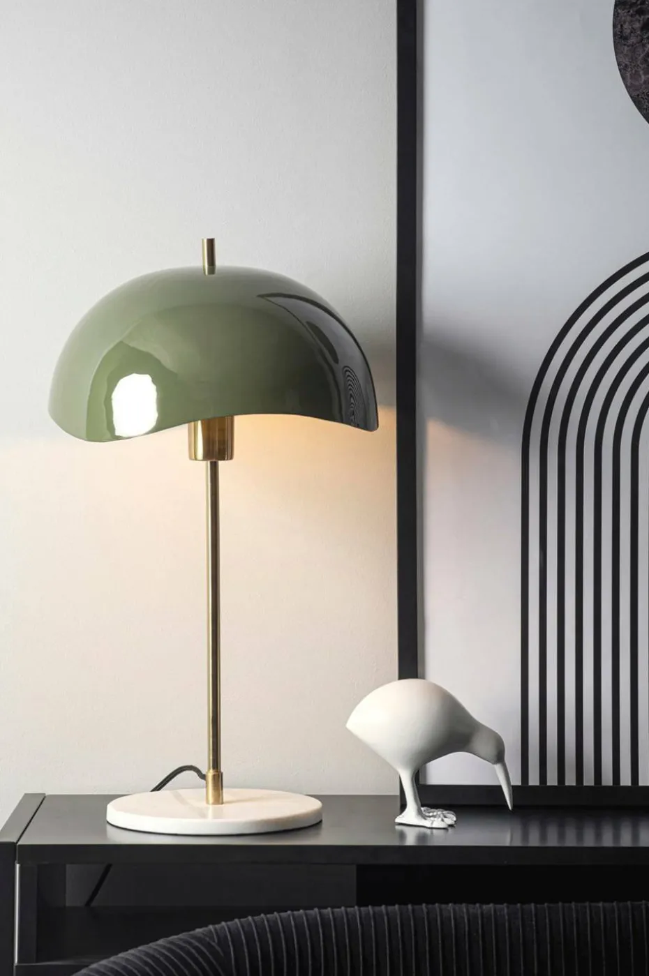 Leitmotiv Bordlampe Waved Dome