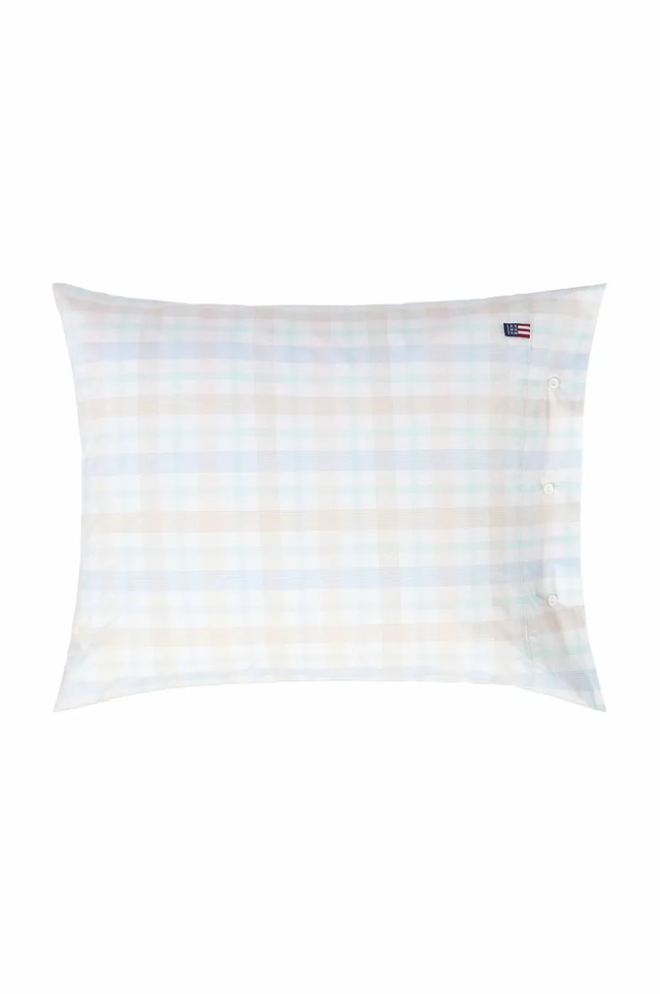 Lexington Putetrekk Checked Cotton Percale
