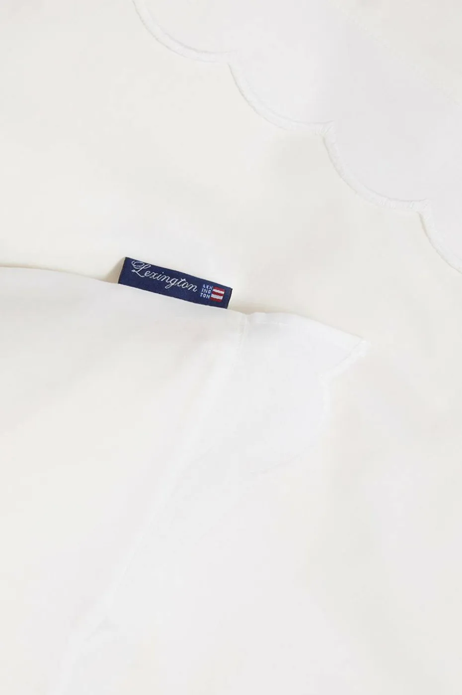 Lexington Sengesett Cotton Percale Scallop Wing