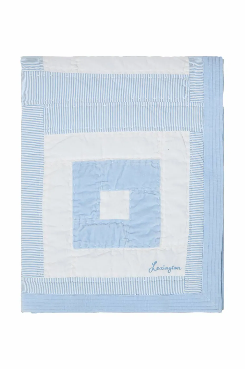 Lexington Sengeteppe Quiltet Patchwork Bomull