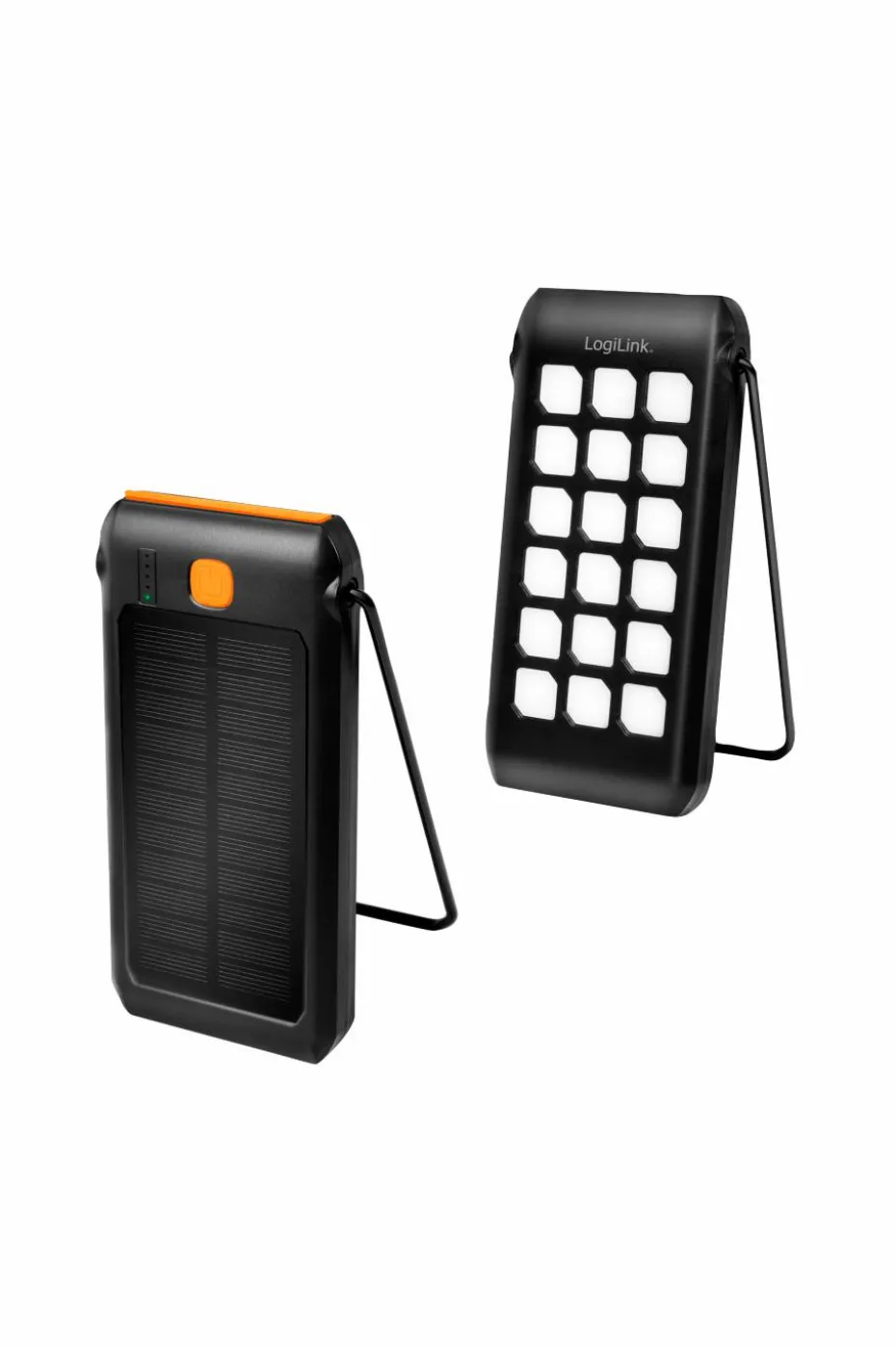 LogiLink Solcelle-Powerbank 10 000 mAh PD 18W