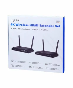 LogiLink Trådløs overføring HDMI KVM 4k 60hz