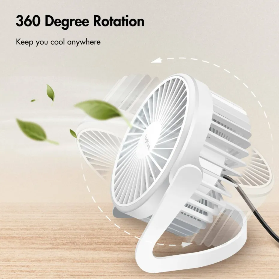 LogiLink USB bordvifte ø 12,7 cm