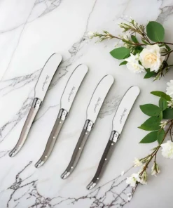 Lou Laguiole Smørkniver Tradition 4-pk
