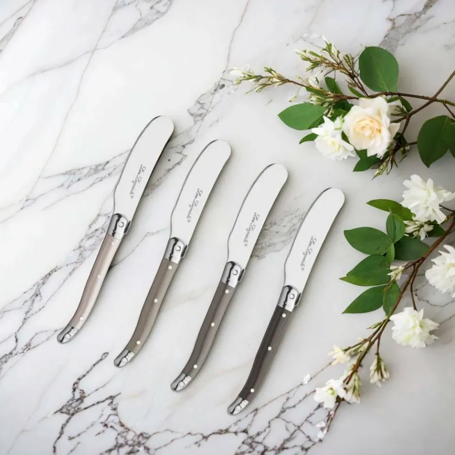 Lou Laguiole Smørkniver Tradition 4-pk