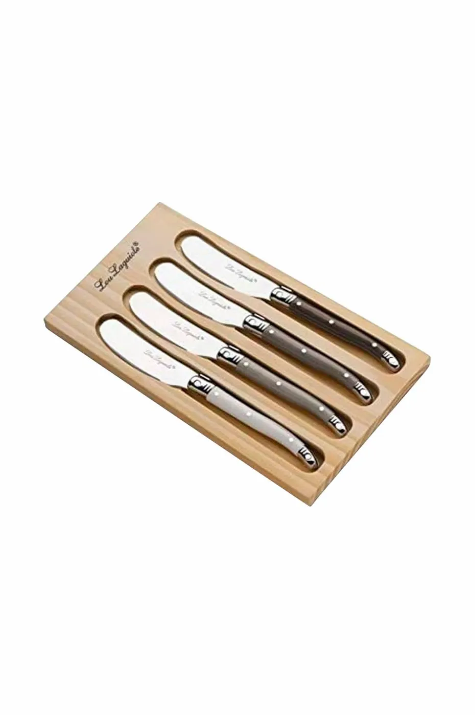 Lou Laguiole Smørkniver Tradition 4-pk