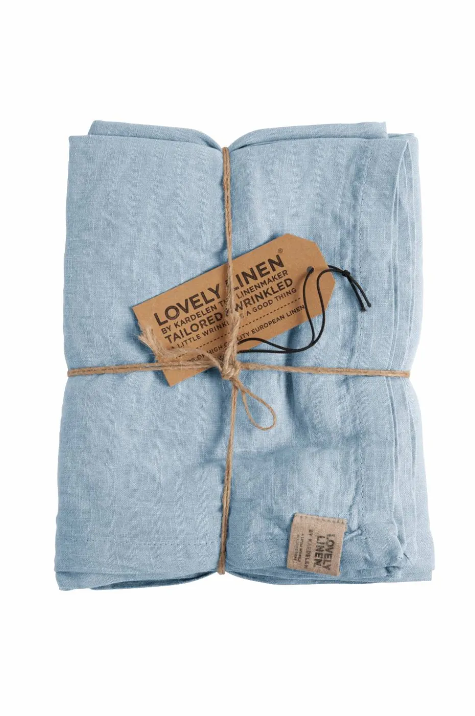 Lovely Linen Løper Misty i vasket lin