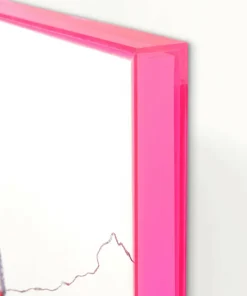 Malerifabrikken Confidential Pink / Blandet maleri / 100 X 100 cm