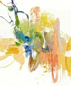 Malerifabrikken Confidential Yellow / Blandet maleri / 100 X 100 cm
