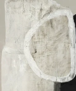 Malerifabrikken Design Maleri / White Stone / 90x120 Cm