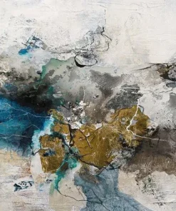 Malerifabrikken Night Blue / Blandet maleri / 140 X70 cm