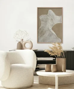 Malerifabrikken Raw Shape 3 / 50x70 Cm / Eik ramme