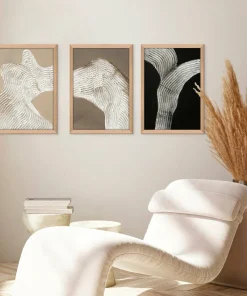 Malerifabrikken Raw Shape 2 / 50x70 Cm / Eik ramme