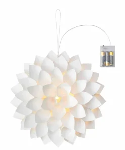 Markslöjd Vegg-/borddekorasjon Dahlia 35 cm batteridrevet
