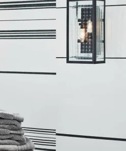 Markslöjd Vegglampe Fulham Svart/klart glass