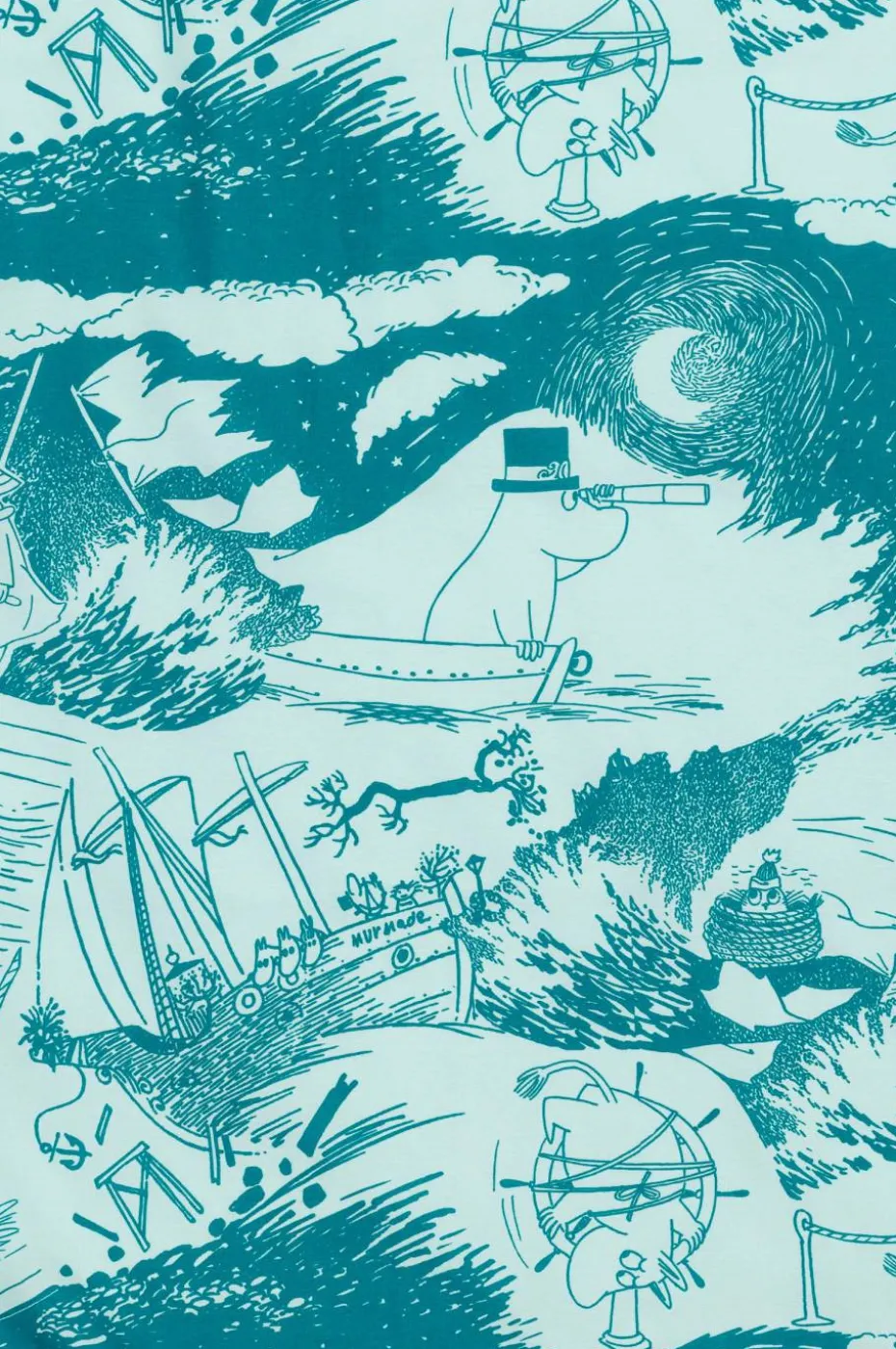 Moomin Arabia Mumin putetrekk 50x60cm Sailing Gots