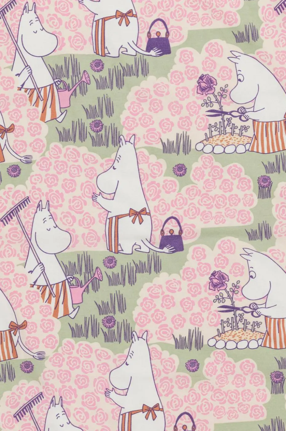 Moomin Arabia Mumin putetrekk 50x60cm Rose Garden Gots