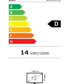 Nilox Overvåke 24” FHD IPS