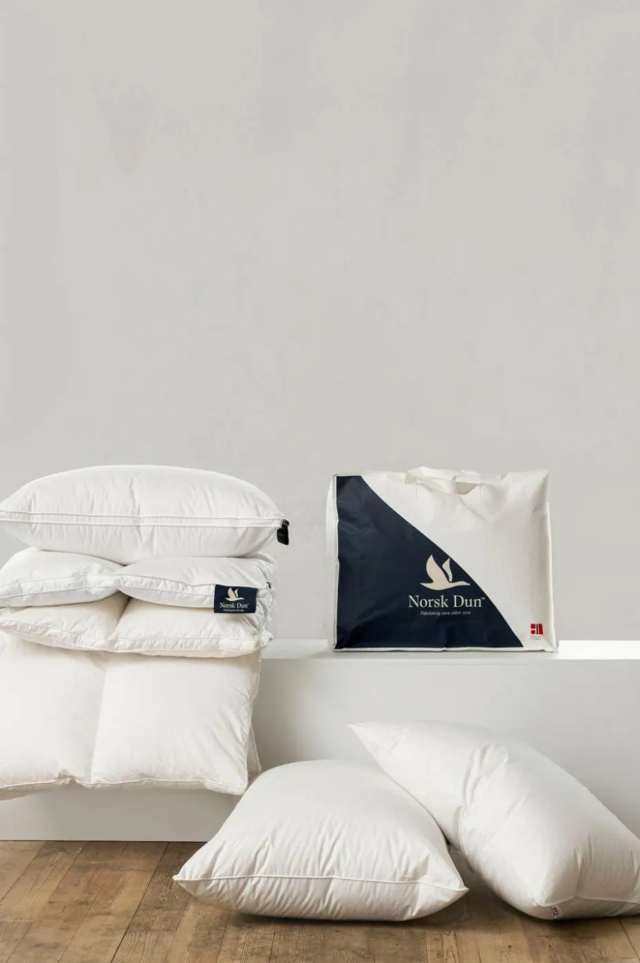 Norsk Dun Pute 50 % andedun medium
