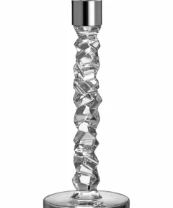 Orrefors Lysestake Carat Candlestick høyde 24 cm 2-pk