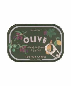 Paddywax Bistro Tinnlys med oliventrykk - Fig & Olive