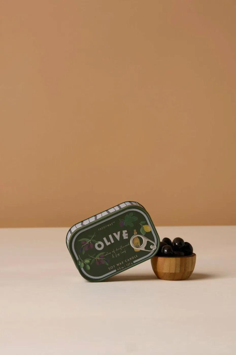 Paddywax Bistro Tinnlys med oliventrykk - Fig & Olive
