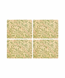 Pimpernel Bordbrikker Morris & Co Willow Bough Green 4-pk
