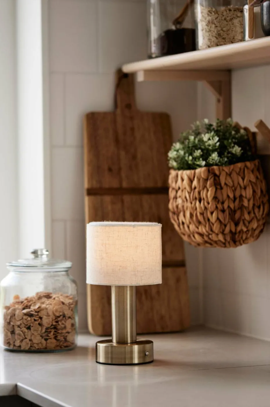 PR Home Bordlampe Tiara Oppladbar