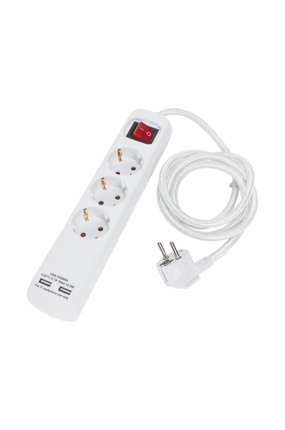 PR Home Skjøteledning 3 M USB 1,4 m