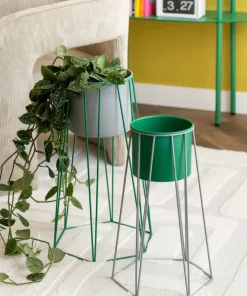 Present Time Plantepottesett Cool Retro