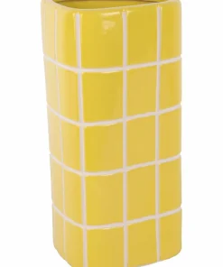 Present Time Vase Retro Tiles
