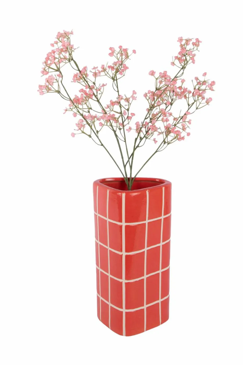 Present Time Vase Retro Tiles