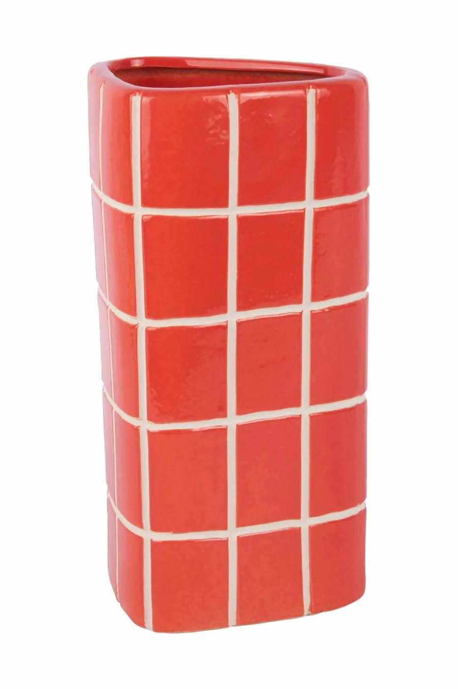 Present Time Vase Retro Tiles
