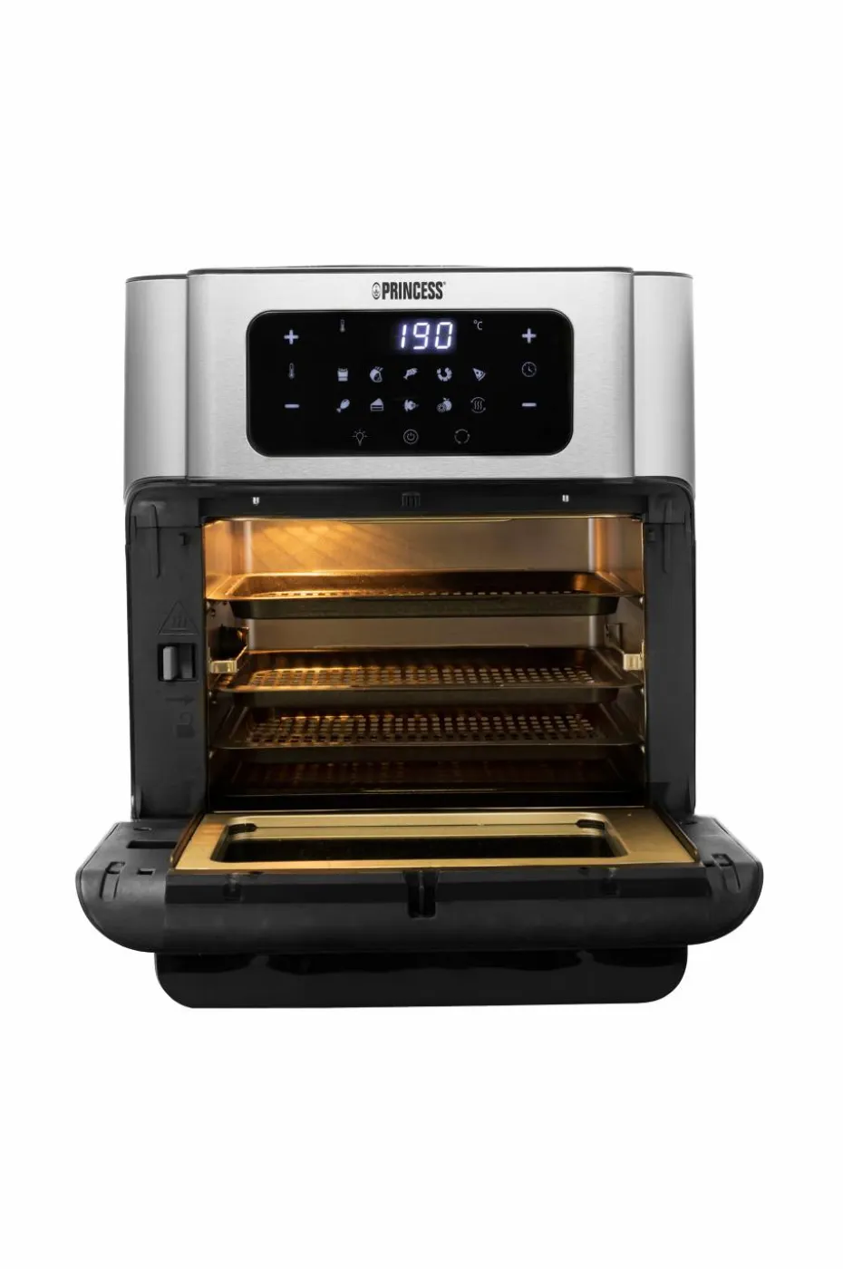 Princess Aerofryer Oven 10l Elektronisk kontrollpanel