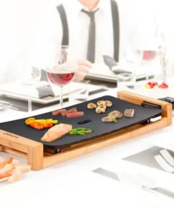 Princess Bordgrill Table Chef Pure Black Bamboo 50 x 25 cm