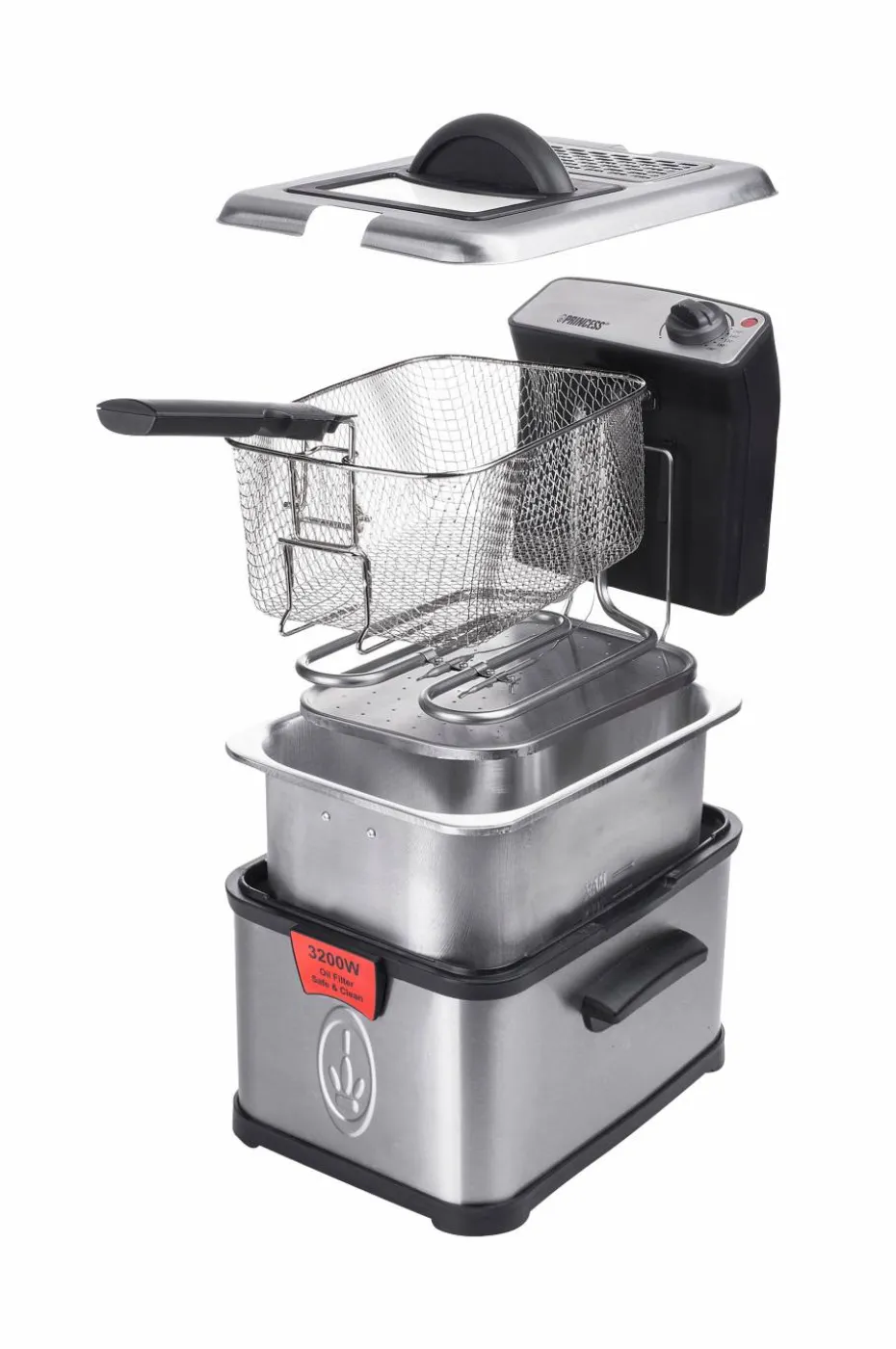 Princess Frityr 3 liter "Superior Fryer 3200 Watt"