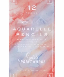 PRINTWORKS 12 Colour pencils - Aquarelle