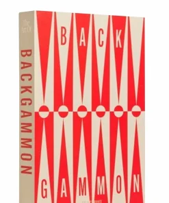 PRINTWORKS Klassisk - Backgammon-kunsten, rød/kremfarget