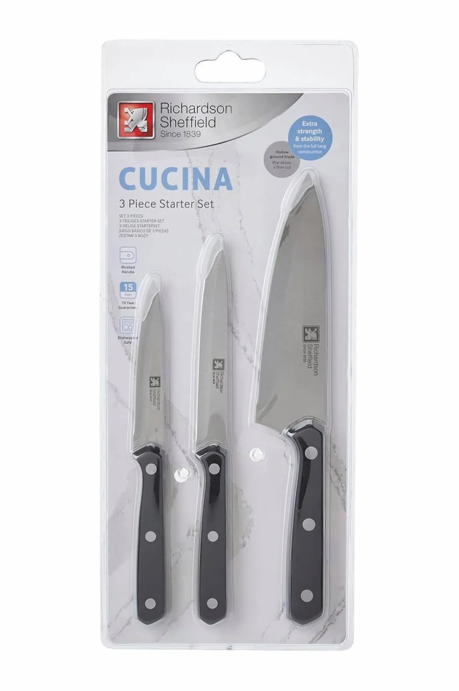 Richardson Sheffield Knivsett Cucina 3 stk