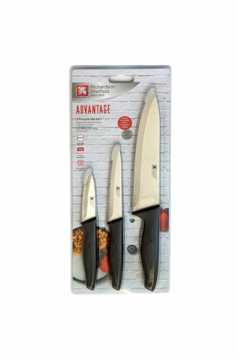 Richardson Sheffield Knivsett Advantage 3 deler