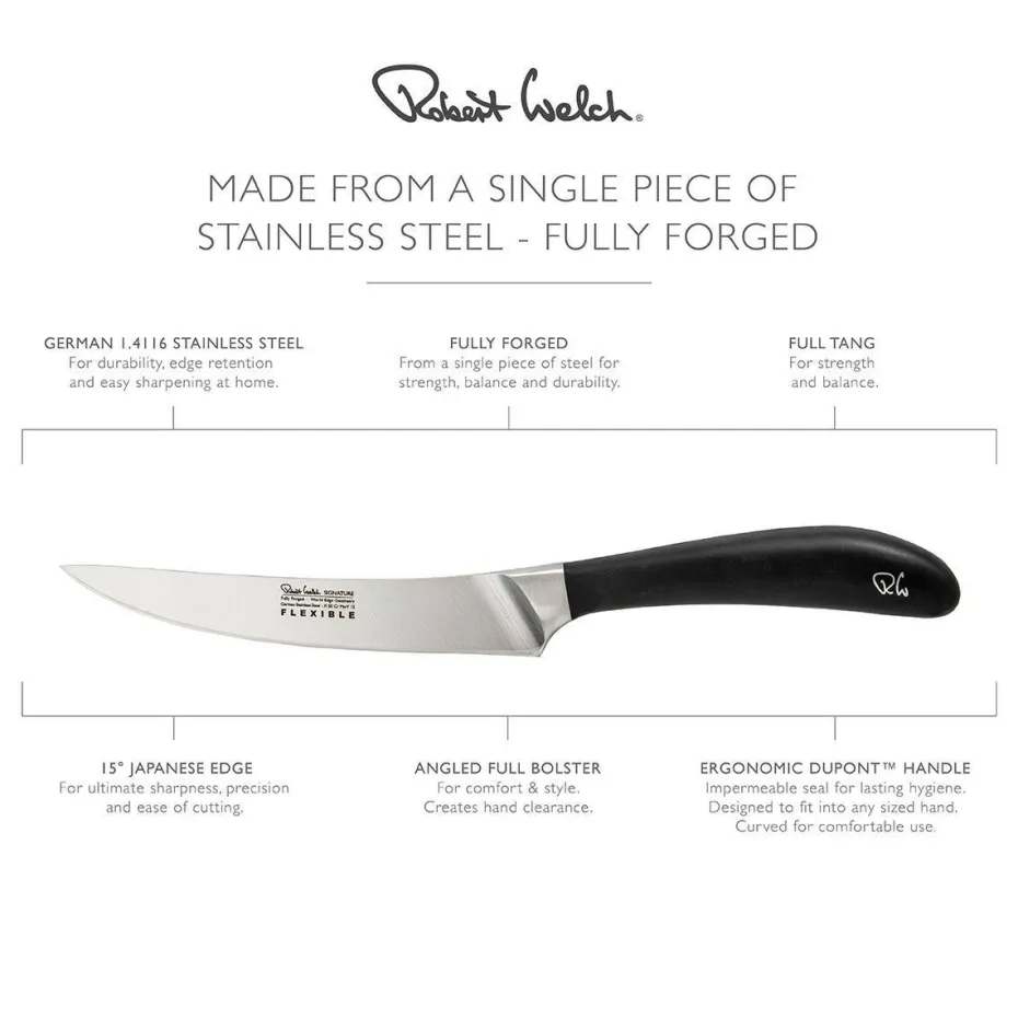 Robert Welch Fleksibel universalkniv Signature 16 cm/6,5 cm