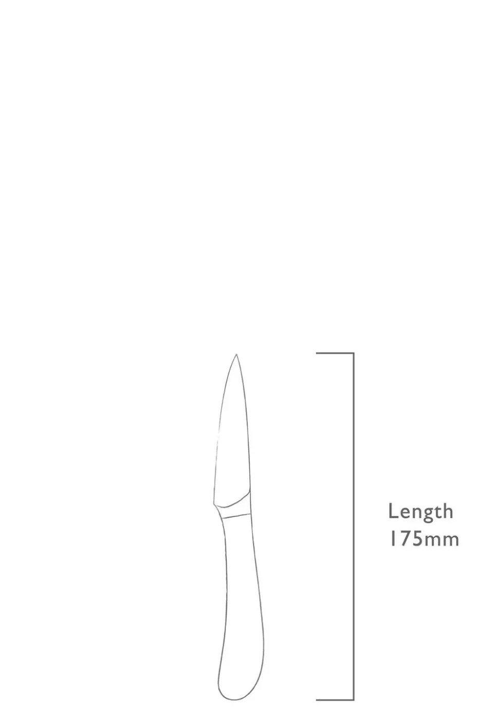 Robert Welch Grønnsaks-/skallkniv Signature 8cm/ 3