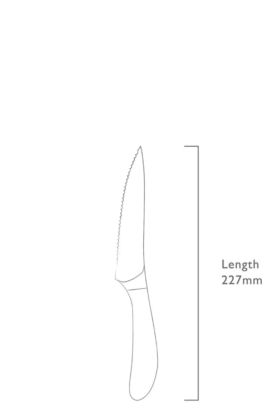 Robert Welch Verktøykniv med takket egg Signature 12 cm/4,5 cm