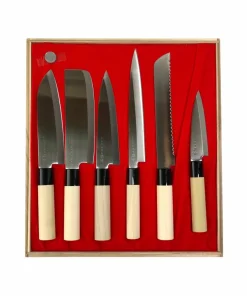 Satake Knivsett Satake Houcho med 6 kniver